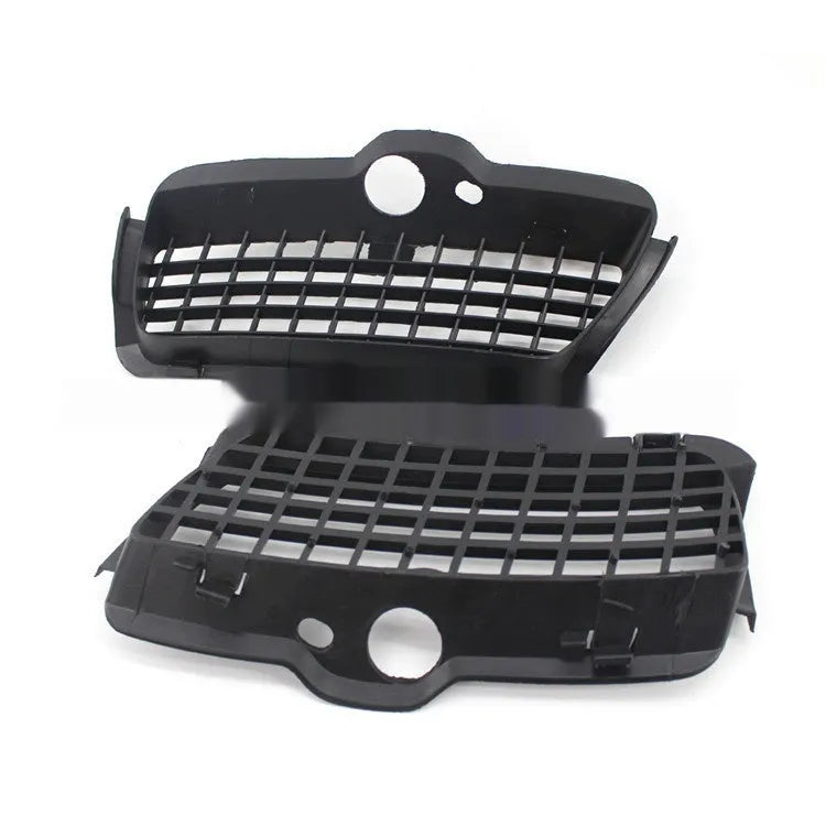 Black ABS plastic Volkswagen Golf 3 front bumper fog light cover pair for lower grille