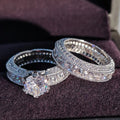 Silver wedding ring for women, classic silver tone band, available in sizes 5 to 10