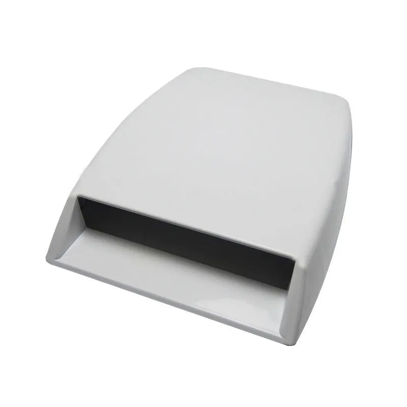 Black ABS plastic decorative simulation air vent for car interior decoration.