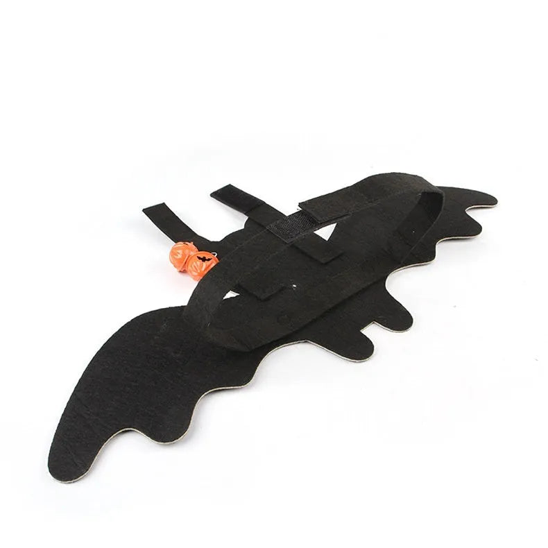 Halloween batwing pet costume for cats and small dogs in felt fabric