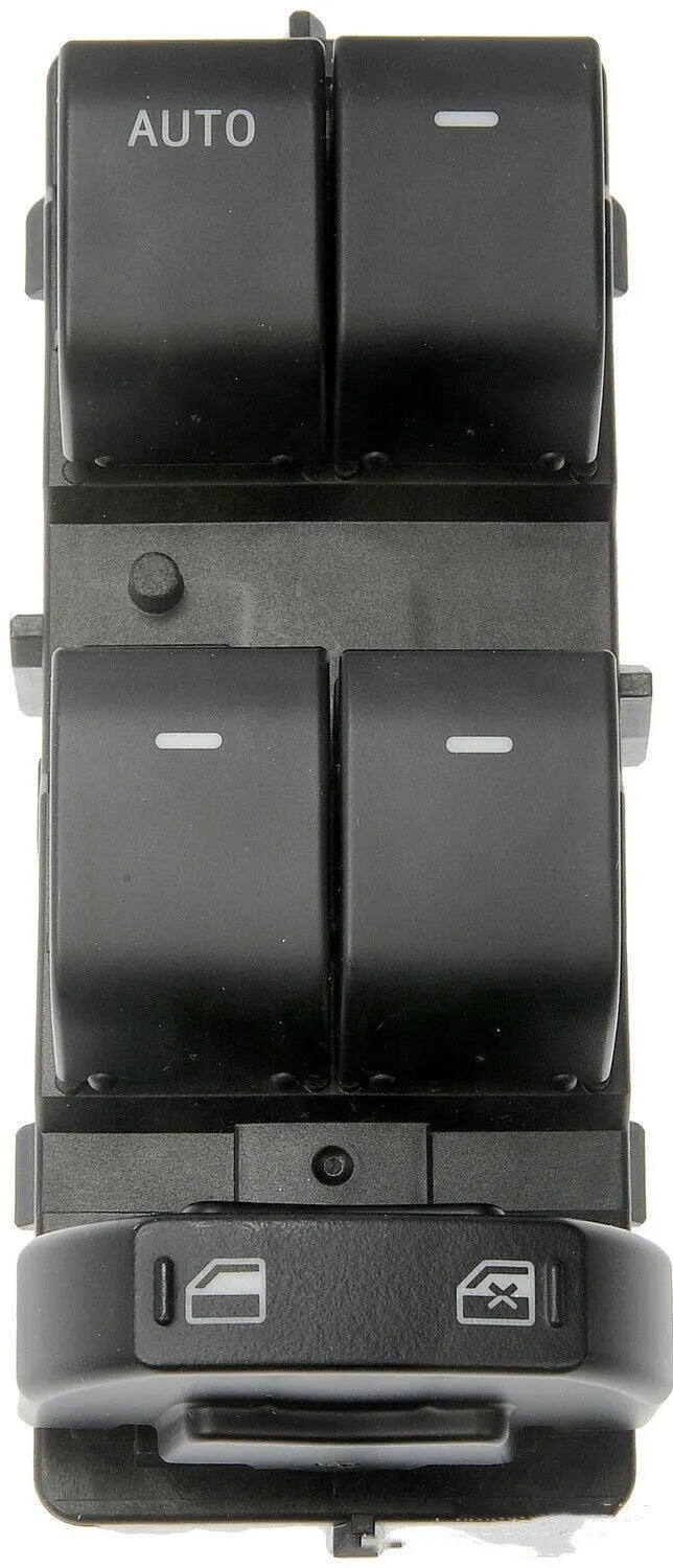 Ford BT4Z-14529-AA black electric window regulator switch replacement part.