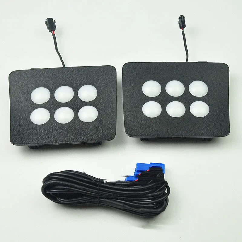 LED tail box camping light by Weilanda 100x120x50mm 12V 12W 600 lumens with touch switch