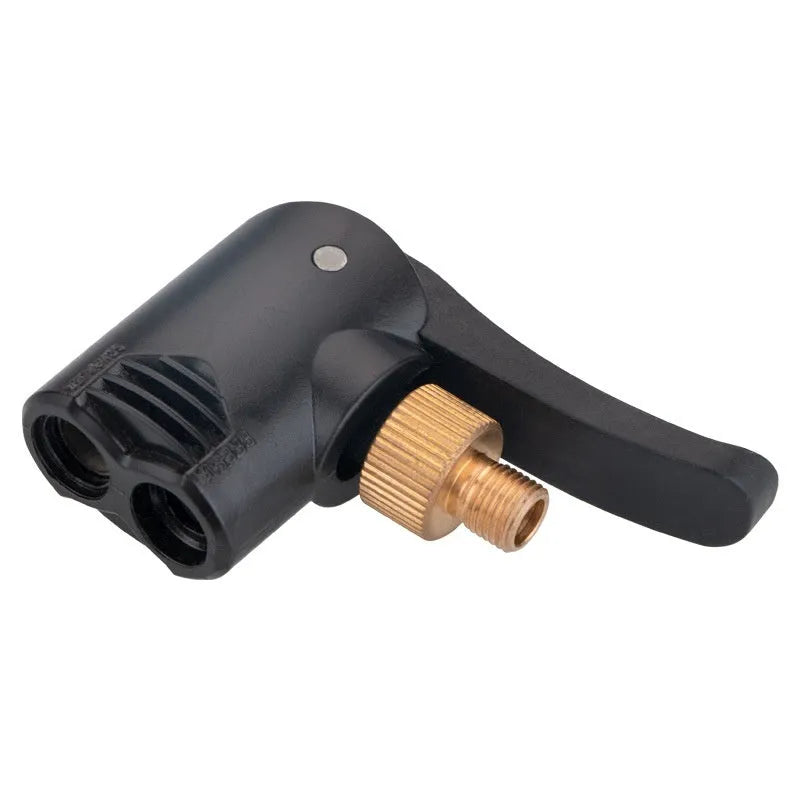 Vehicle air conversion inflatable chuck with two chucks and USB charging port