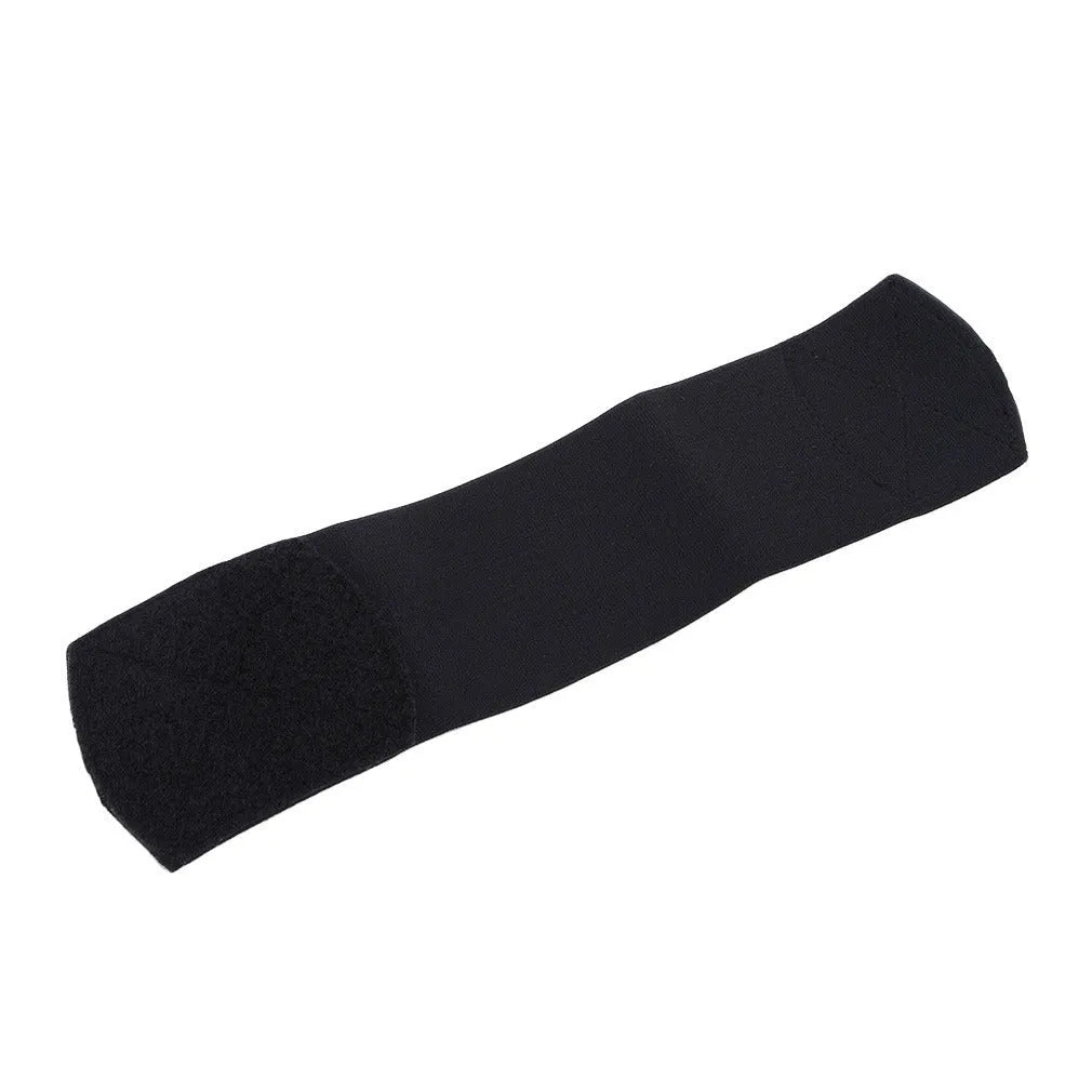 Rubber football shin guard magic tape belt in four colours for sports protection