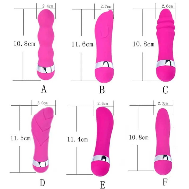 Realistic dildo vibrator with six different style options for women