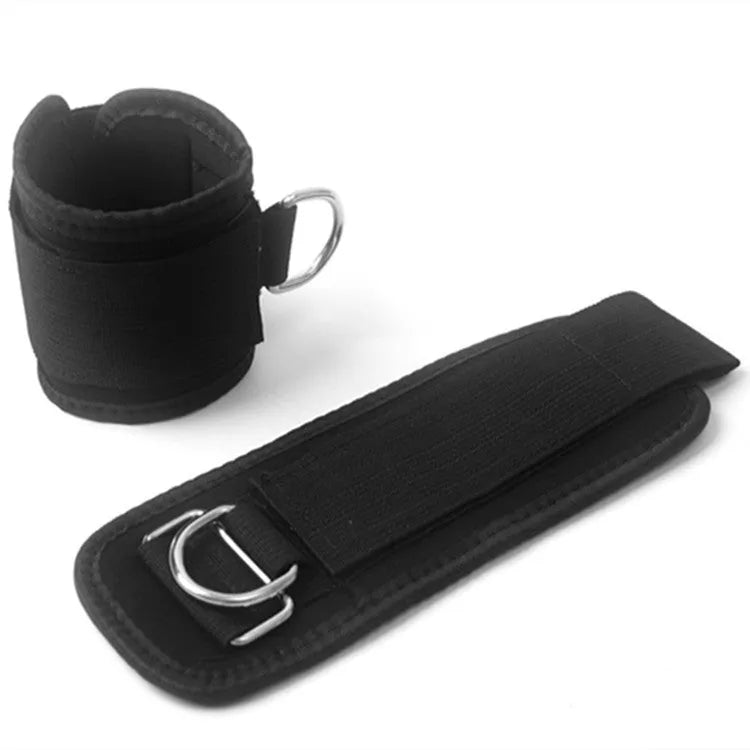 Black leg taekwondo training pull rope set for explosive force resistance conditioning