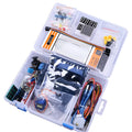 RFID upgraded Arduino starter kit with UNO R3 board, stepper motor, servo, breadboard, and modules