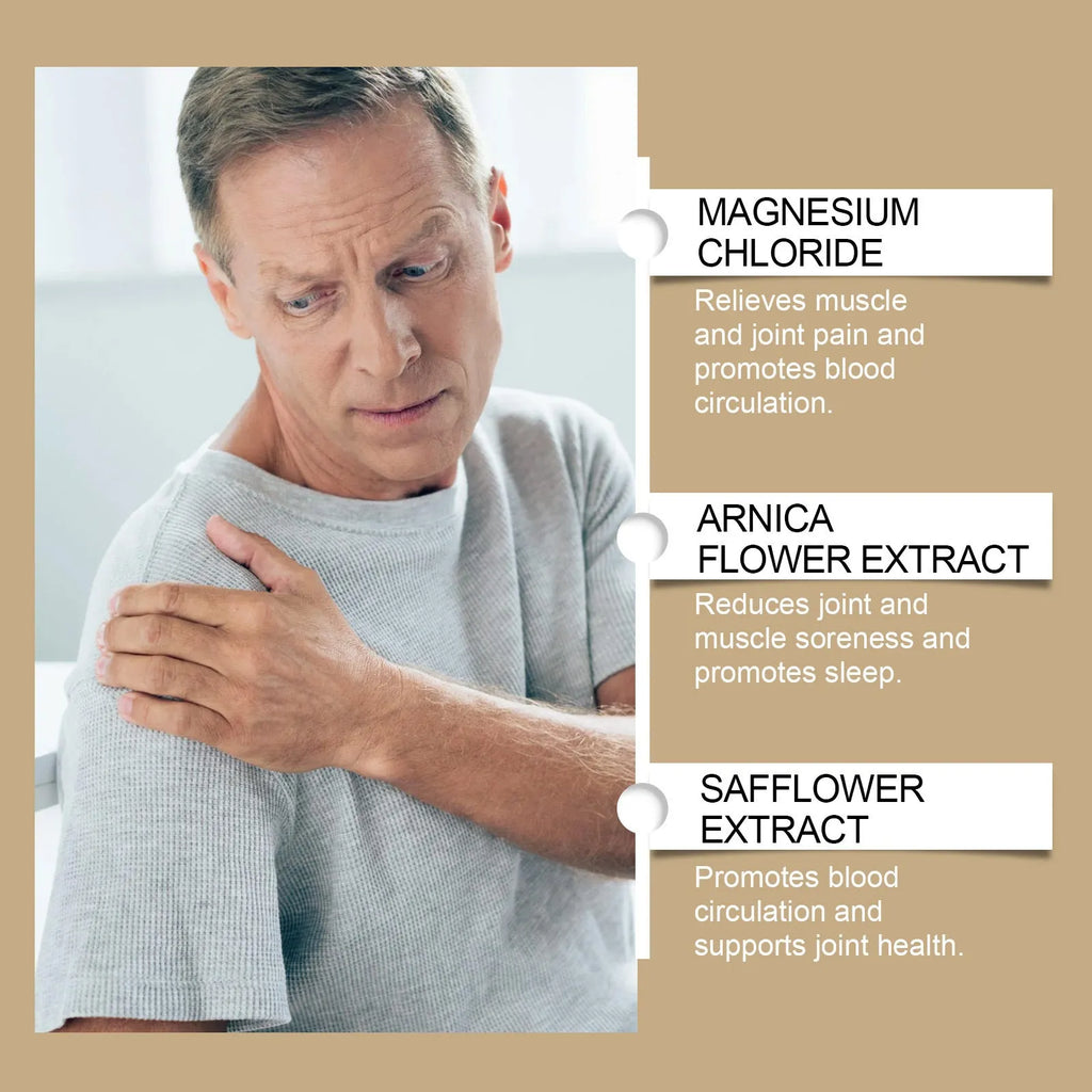 114g tube of magnesium cream for body care after exercise with glycerin and mineral oil