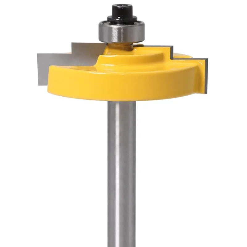 Carbide woodworking router cutter with 8mm shank for door and window step profiling