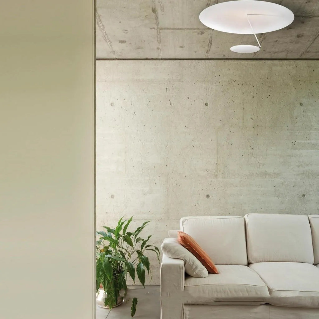 Creative iron chandelier ceiling lamp with warm LED lighting in 50cm diameter