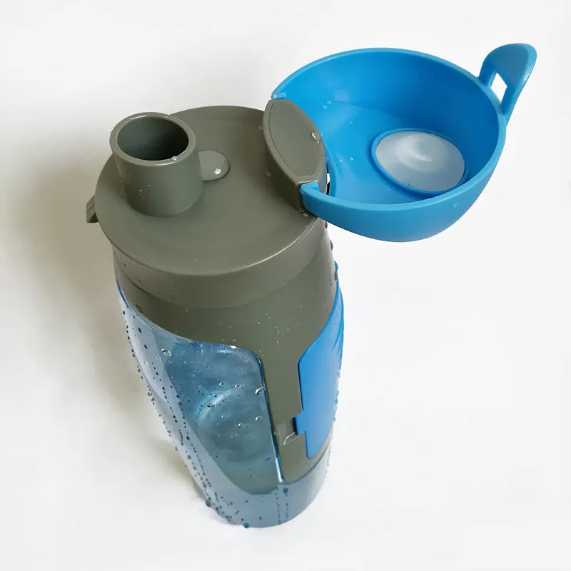 Water bottle diversion safe 750ml PET plastic hidden stash container in black, red, blue, yellow-green, or grey