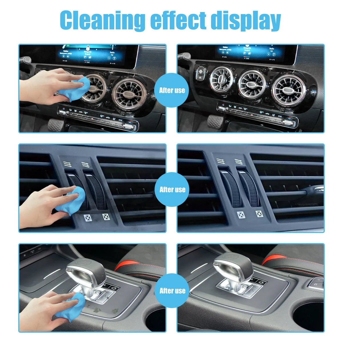 20g car interior gap cleaning mud for dust removal in vents and outlets