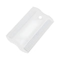 Double-sided plastic flea comb for pets measuring 5cm with dense teeth for flea removal and facial grooming