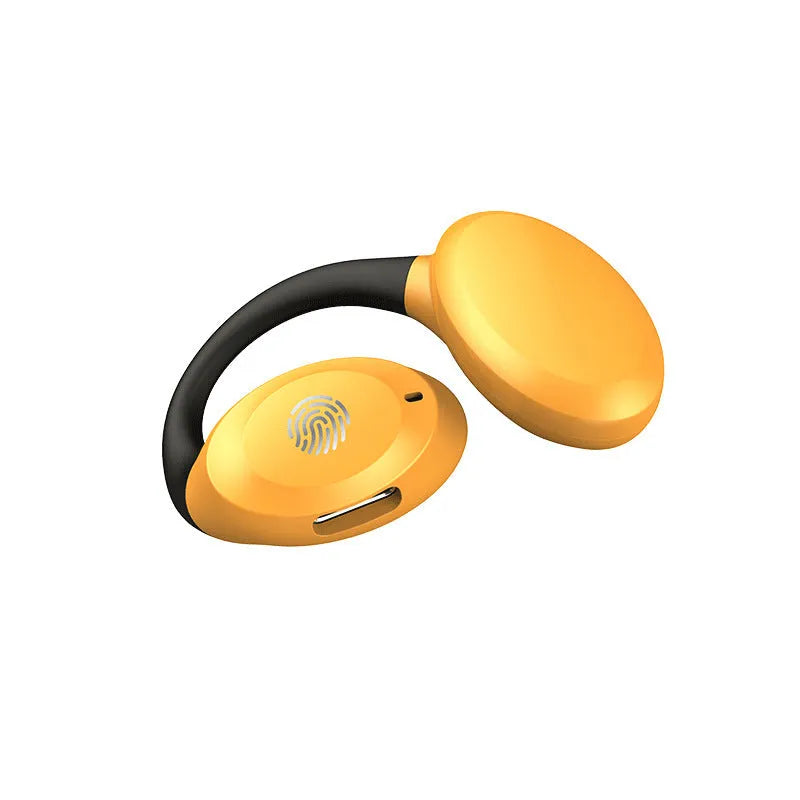 Bluetooth wireless headset ear-mounted style in black for sports and business use
