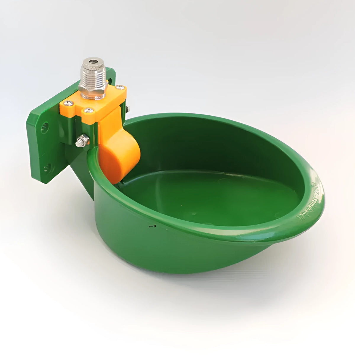 Green plastic automatic water nozzle drinking bowl for sheep farm use