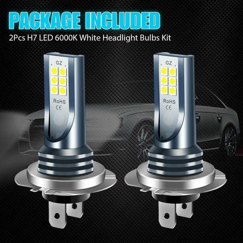Universal automotive fog lamp bulb with 12 SMD LEDs and aviation aluminium housing