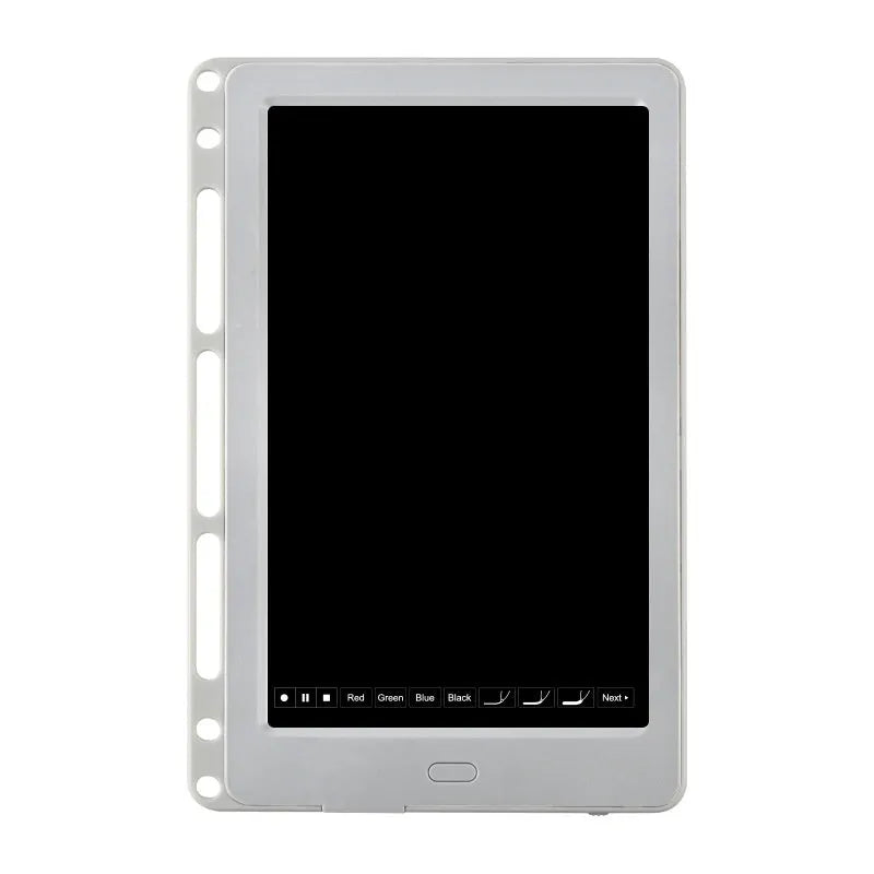 85-inch electronic writing pad with stitching appearance design in dark blue colour with smart pen