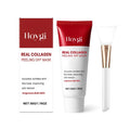 Collagen peeling off mask 50g sachet and application brush for facial skincare