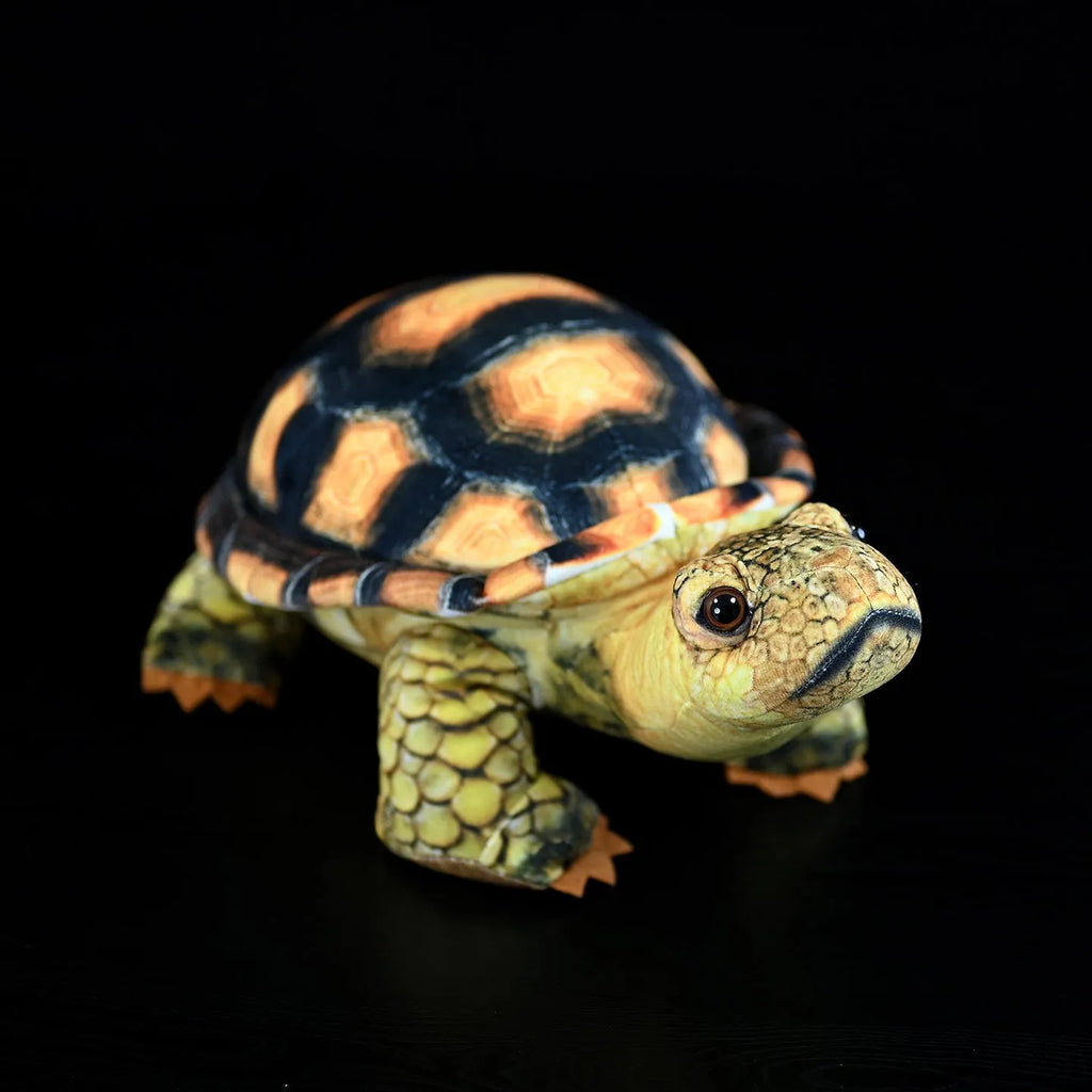 35cm simulation tortoise plush toy in tortoise colour showing realistic design and soft texture