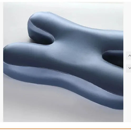 Purple memory foam pillow for side sleeping 58x40cm adult
