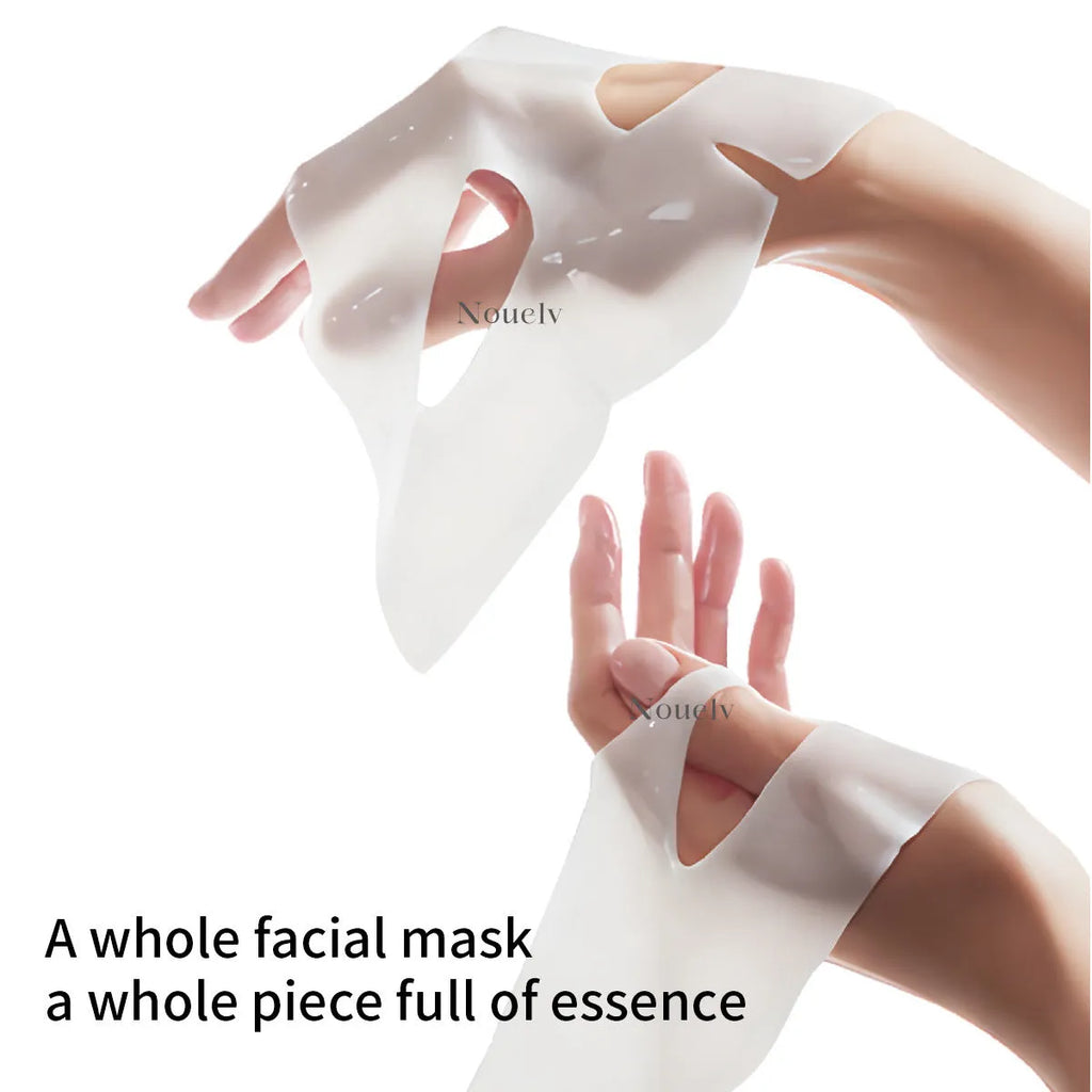 Box containing four collagen layered patch masks for all skin types with 34g net content