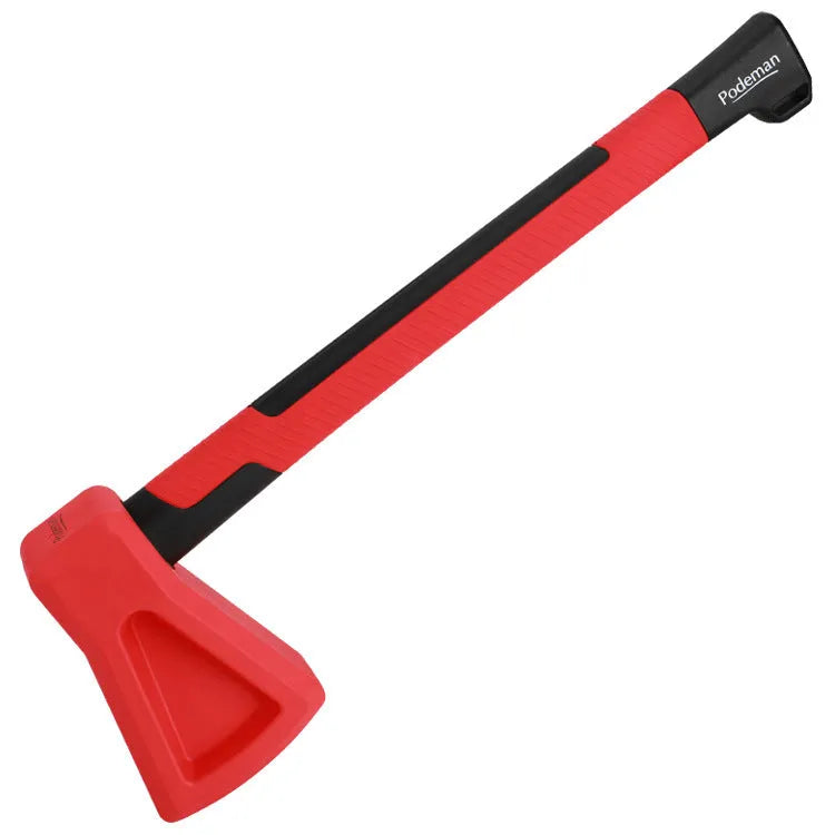 Red plastic home fitness axe muscle trainer equipment for functional conditioning workouts