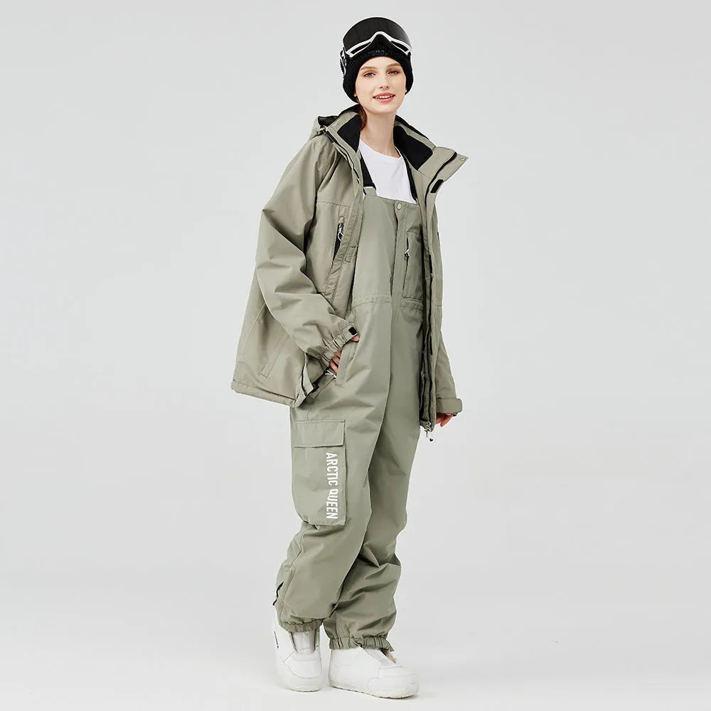 Unisex waterproof winter ski suit in multiple colour combinations for snow sports