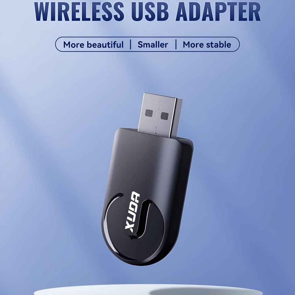 Mini black CarPlay USB interface for wireless vehicle connectivity