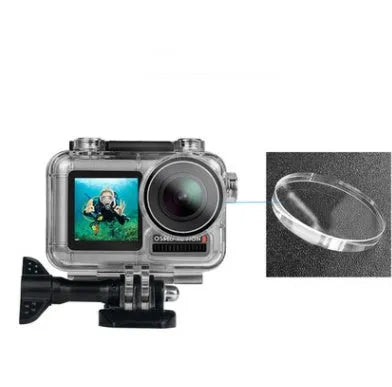 Acrylic sports camera diving shell waterproof housing with 40m and 61m depth rating options