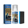 Bright cleaning protective agent 100ml PET bottle with sponge for surface maintenance