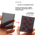 Plastic close performance vacuum exchange playing card magic prop in OPP packing