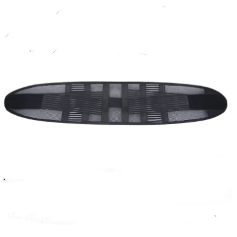 Black sports waist support belt with steel plate for lumbar protection during fitness activities