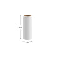 Lint remover roller with tearable paper stick for pet hair and dust removal