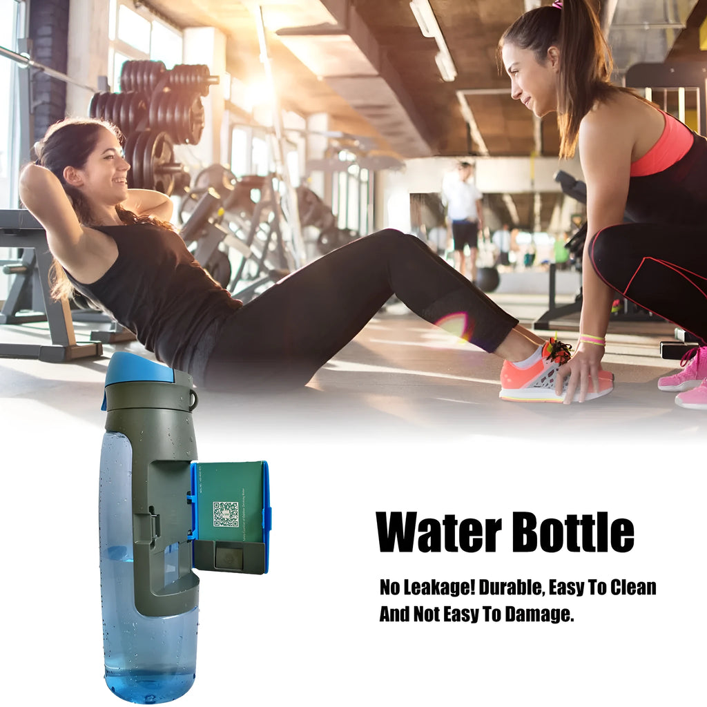 Water bottle diversion safe 750ml PET plastic hidden stash container in black, red, blue, yellow-green, or grey