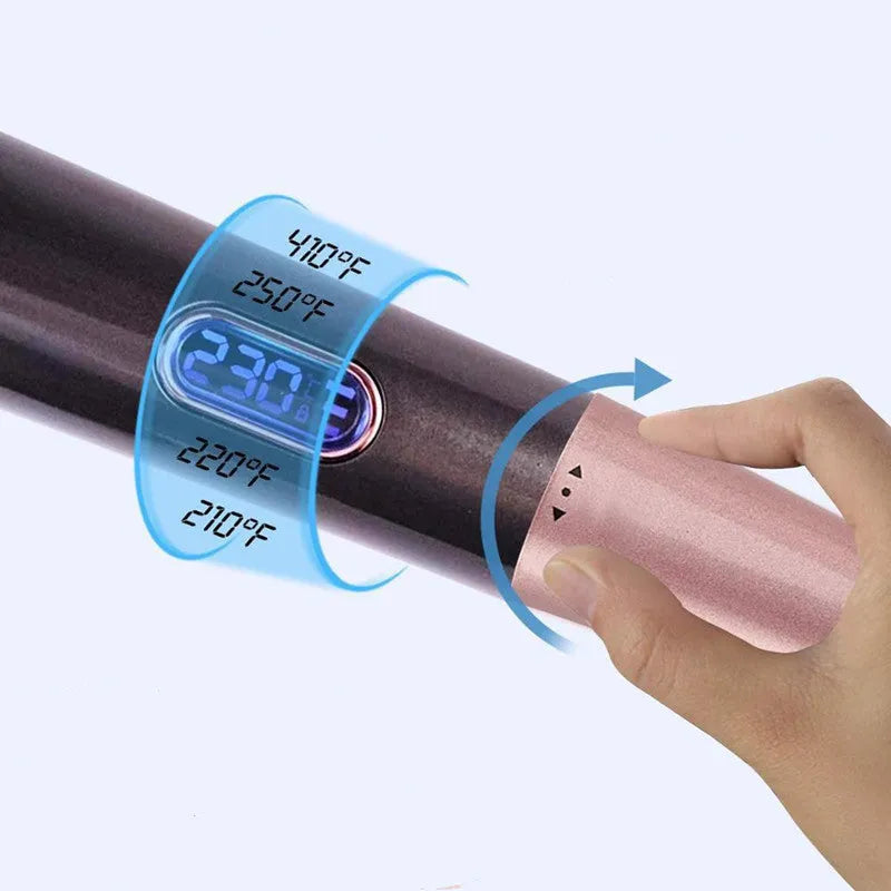 2 In 1 Hair Straightener And Curler Curling Iron For All Hair Types Tourmaline Ceramic Twisted Flat Iron For Hair Styling Metallic Grey UK Plug