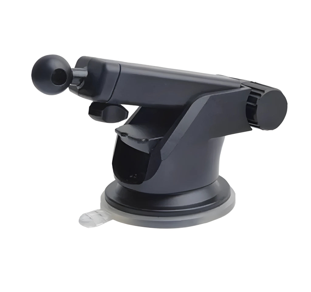 Universal telescopic long rod car phone and navigation bracket made from black ABS plastic