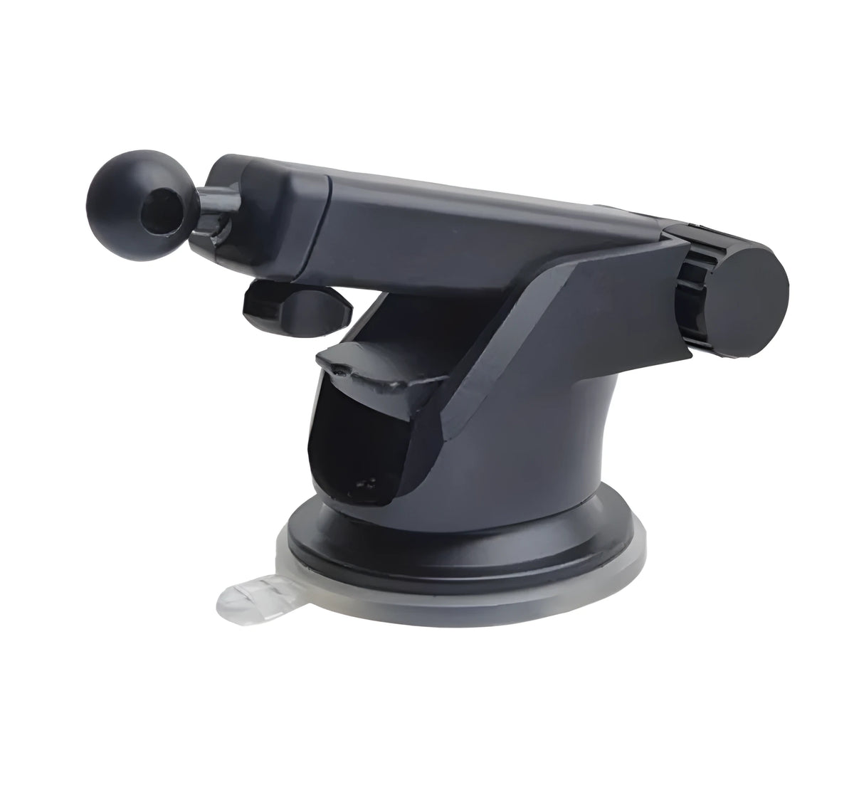Universal telescopic long rod car phone and navigation bracket made from black ABS plastic