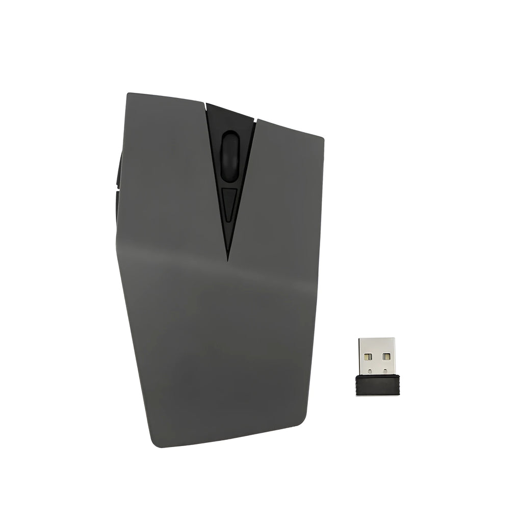 Wireless invisible mouse 1600 DPI USB receiver laptop in gold, black, silver grey, and light gold