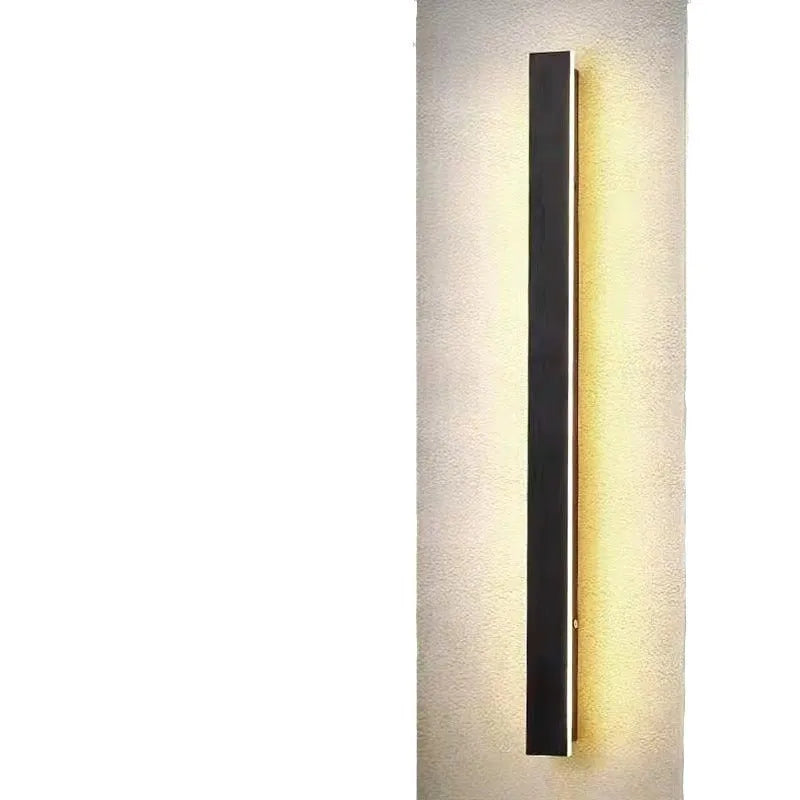 Waterproof LED line wall lamp with IP65 rating, remote control, 100 LED beads, 30cm size, Alec shell