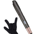 2 In 1 Hair Straightener And Curler Curling Iron For All Hair Types Tourmaline Ceramic Twisted Flat Iron For Hair Styling Metallic Grey UK Plug