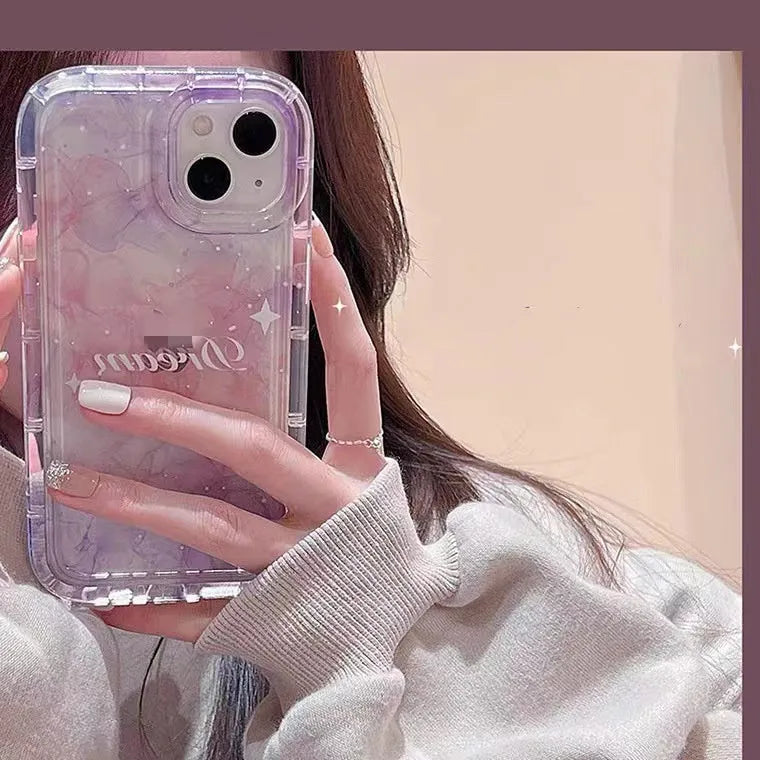 TPU phone case in smudge colour for iPhone 14 Pro Max and other iPhone models