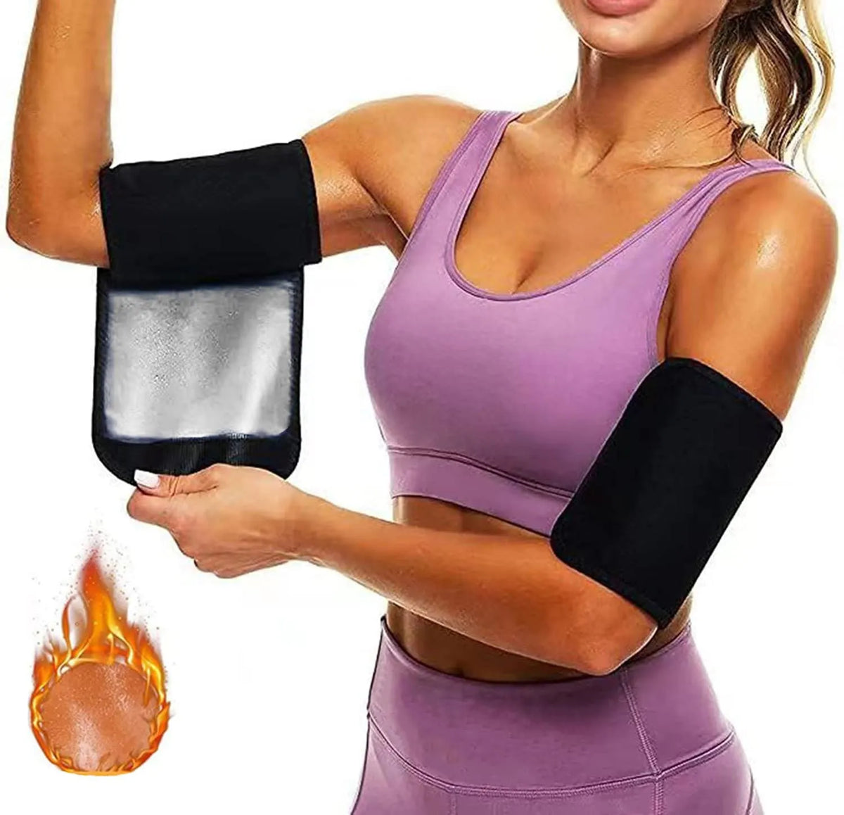 Arm band sports sweatband in multiple colour options with binding band design