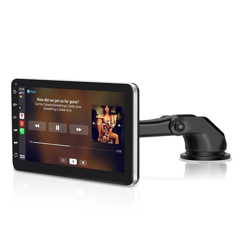 7 inch OLED wireless Carplay GPS navigation system with reversing camera and universal mounting brackets