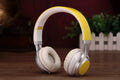 Wired head-mounted computer headset with 3.5mm plug, microphone, and 1.8m cable in seven colours