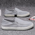 Old Beijing linen cloth shoes in 367 black, beige, and gray with flat heel and PVC rubber sole, sizes 38-44.