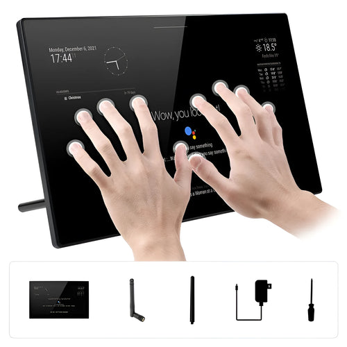 13.3-inch integrated computer voice assistant touch display with CM4 main control and ABS plastic housing