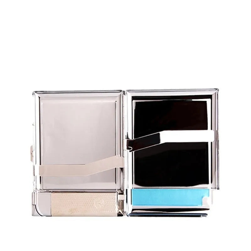 DH-8923 metal cigarette case with windproof lighter, modern simplicity design
