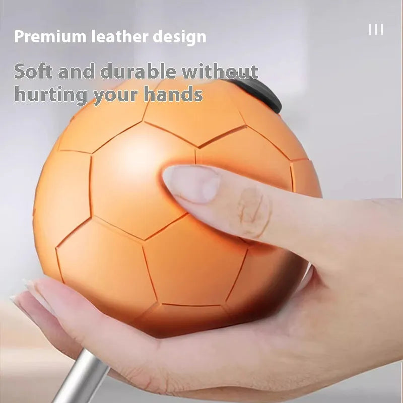 Vertical boxing reaction speed ball with roly-poly base in grey and orange colour options