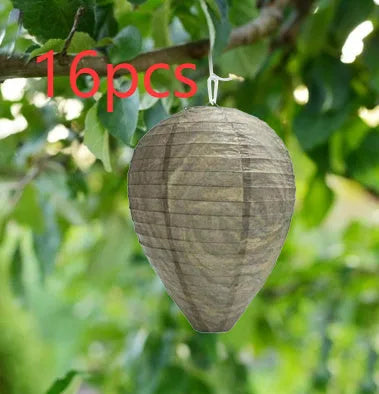 Colourful paper beehive lantern measuring 22 by 28 centimetres