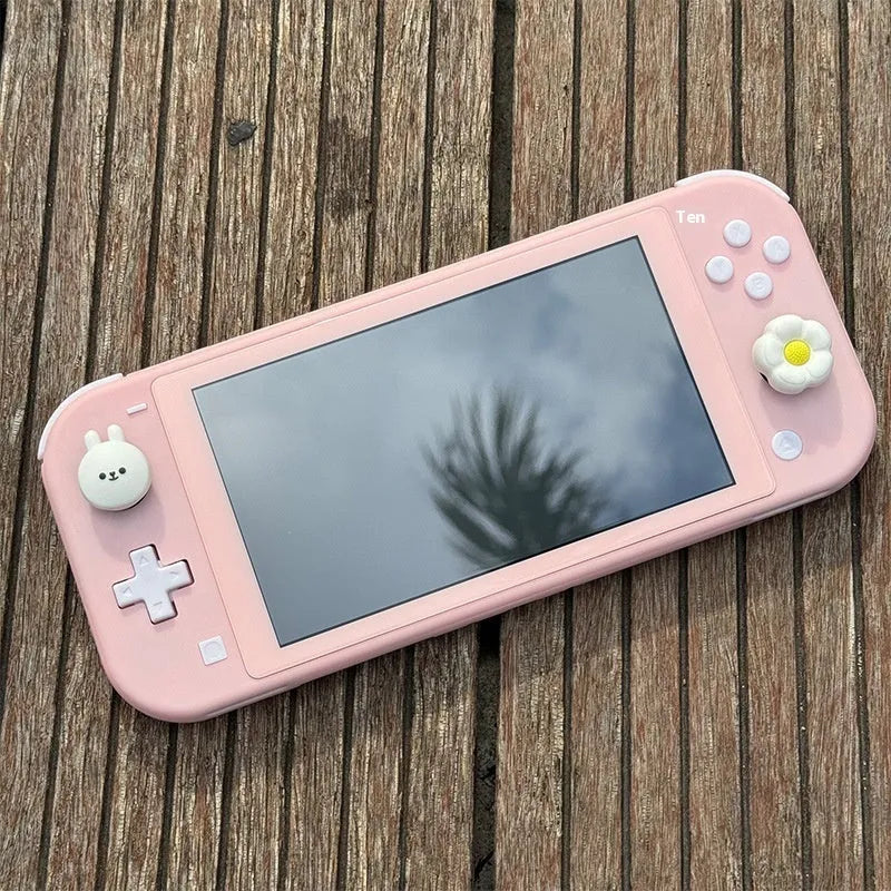 Switch Lite transparent watch style replacement housing shell with front and rear chassis, tempered film, and full button set, 231 x 104 x 30mm